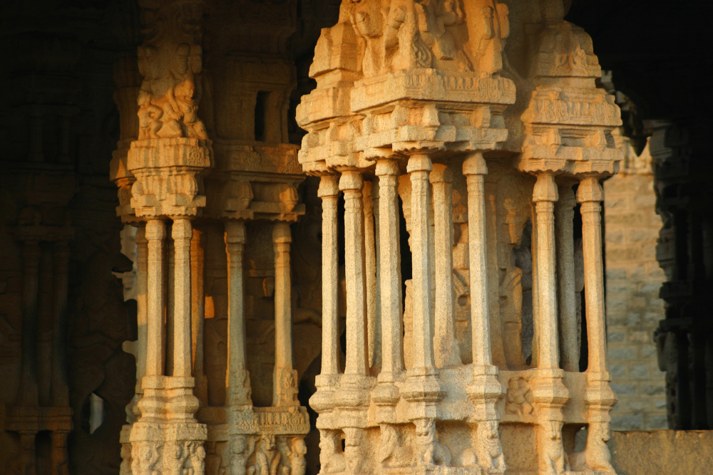 The musical pillars - Vijaya Vittala Temple Hampi, Courtesy: Vinayak Kulkarni/Wikimedia Commons