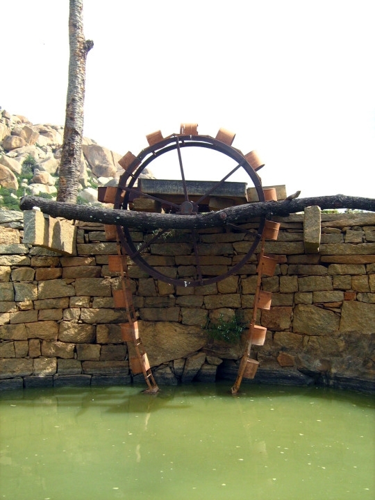 Fig 3: Araghatta/water wheel