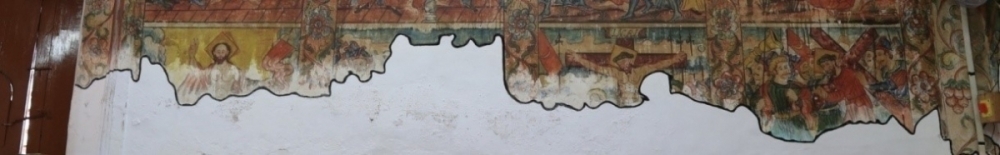 Fig.2 Murals on the lower row of Southern wall (Courtesy: Mar Sabor and Afroth Jacobite Syrian Church, Akapparambu: Mohamed 2016)