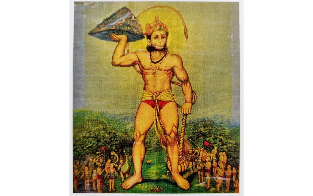 hanuman, hanuman olegraph, raja ravi varma press, who is hanuman, hanuman history