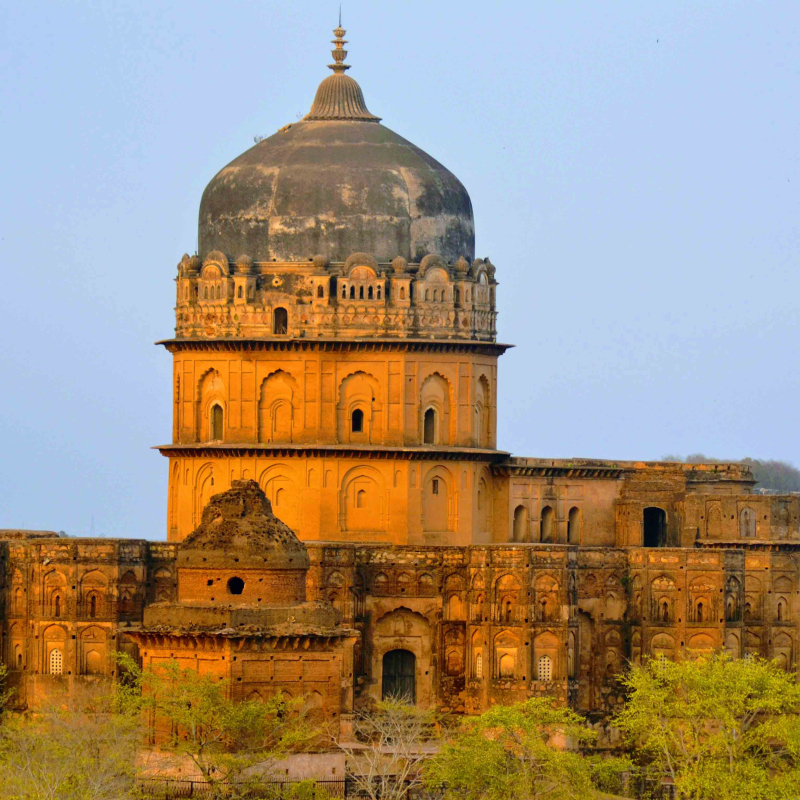 Peshwa Baji Rao I built the Chhatrasal Cenotaph in memory of his foster father. The building remains incomplete due to the sudden death of the peshwa (Courtesy: Vageesha Dwivedi)