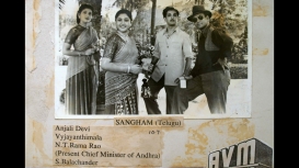 An old poster of a Telugu film produced by AVM Studios (Courtesy: Coleection of N. Ramesh)