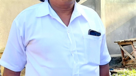 Krishnan A, a veteran Porattukali performer and trainer.
