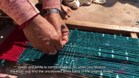 Embedded thumbnail for The Process of Weaving Sambalpuri