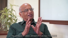 Embedded thumbnail for V.D. Selvaraj in Conversation with Dr M.S. Valiathan : Pandemic, Medicine and Human Heart